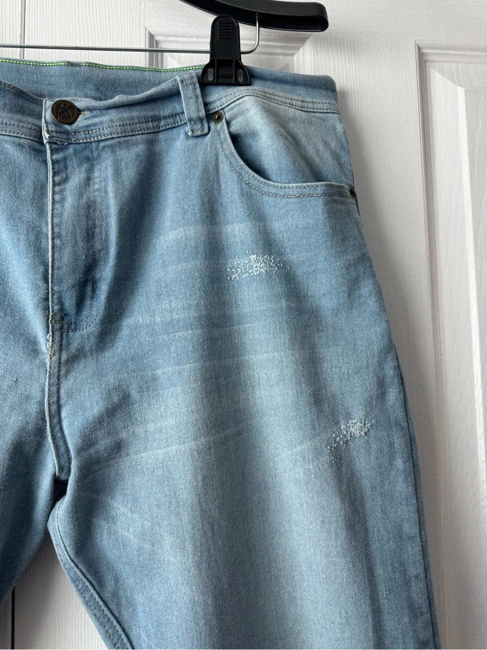 Diesel Light Blue Denim Jeans Straight Fit Cotton 38